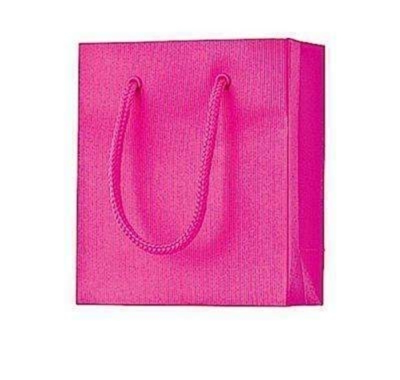 Cerise Pink Gift Bag - One colour Small Cerise by Stewo